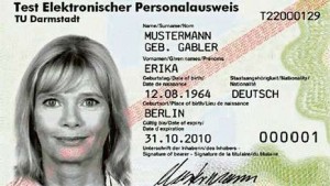 Der neue Personalausweis mit intergriertem Chip für e-Identifikation e-Signatur